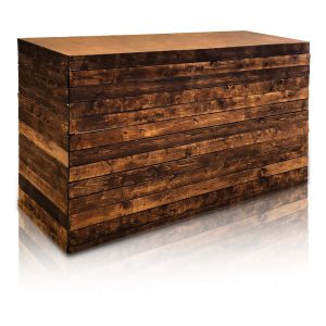 8FT Wood Bar rental for events – premium Bar rental and bar rental for wedding in Washington D.C.